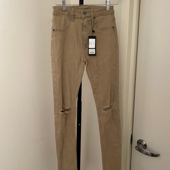 CARMAR Robin Stretch Denim in Taupe - Picture 5 of 9